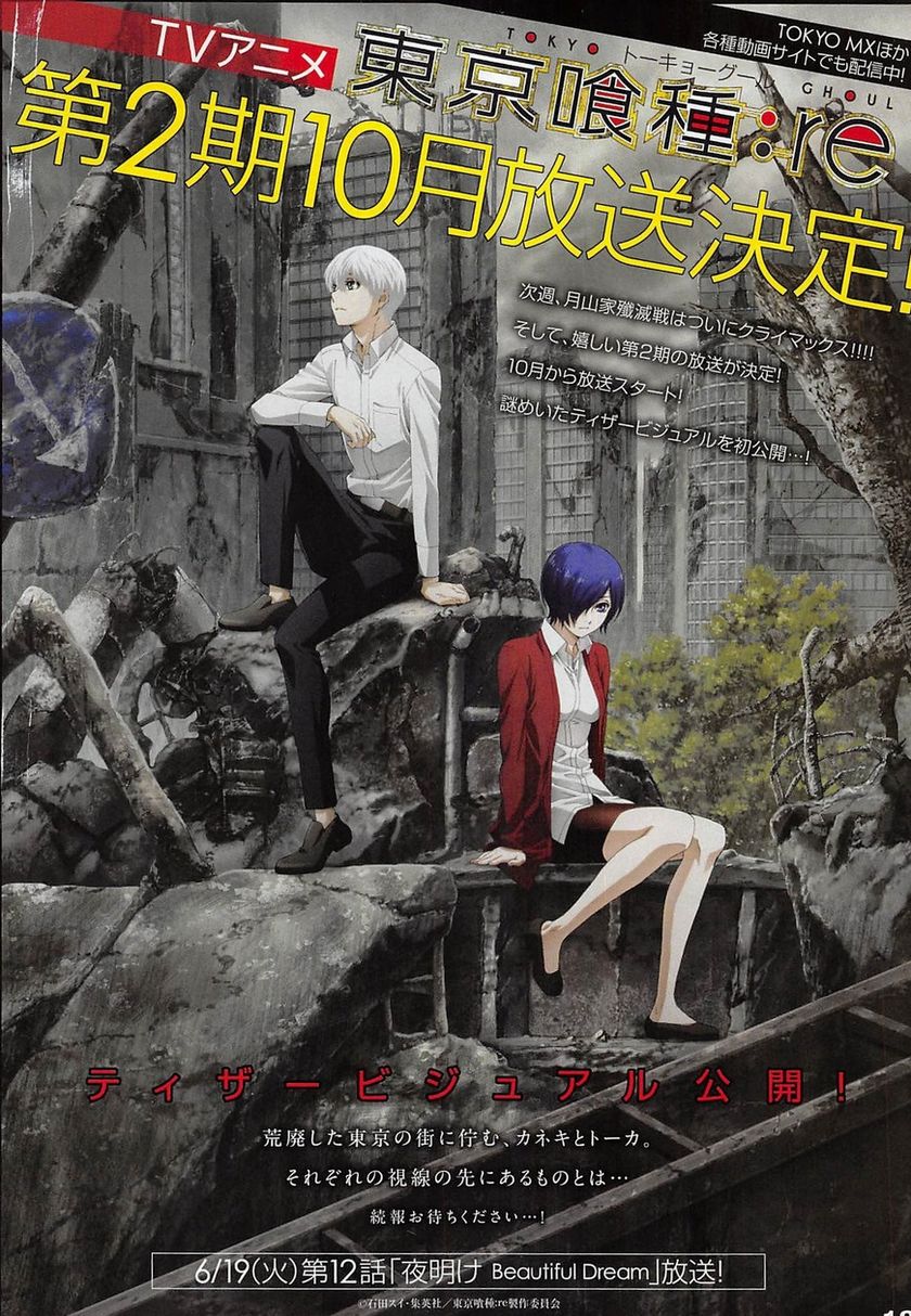 Seconda parte Tokyo Ghoul:re Seconda parte Tokyo Ghoul:re